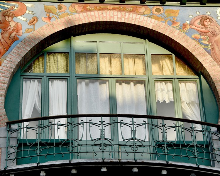 Ensemble de maisons Art Nouveau