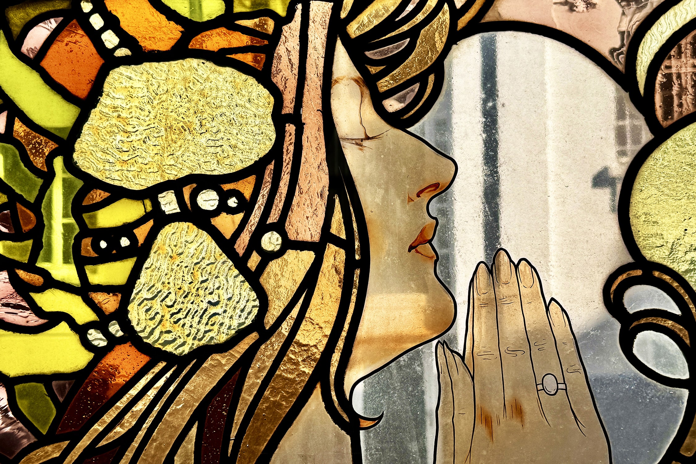 Saintenoy House - Stained Glass Window