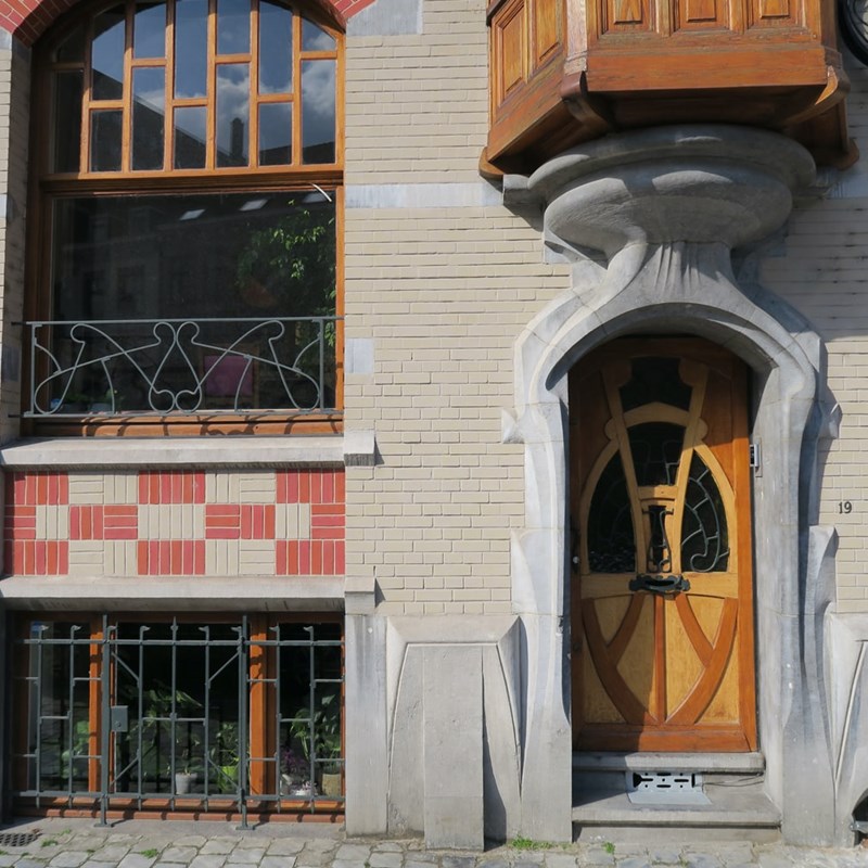 Typical house of Van Waesberghe | Admirable Art Nouveau Typical house of Van Waesberghe | Admirable Art Nouveau