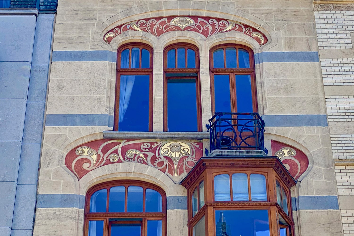 Art Nouveau house signed Blérot Admirable Art Nouveau