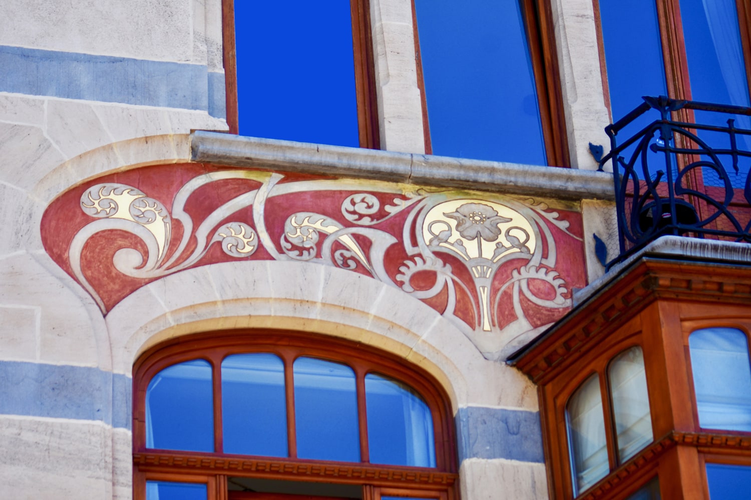 Art Nouveau house signed Blérot Admirable Art Nouveau